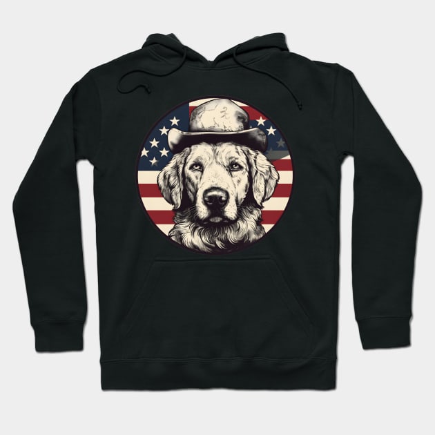 Patriotic Kuvasz Hoodie by NatashaCuteShop